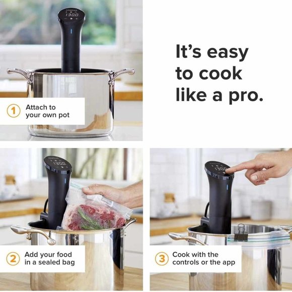 Anova Culinary Sous Vide Precision Cooker Nano 2.0 bluetooth New - Picture 4 of 16